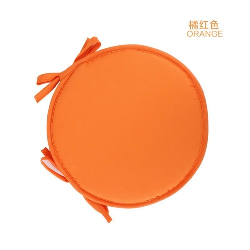 Round Seat Pads Removable Dining Bistro Circular Kitchen Cushion Chair Cover - Picture 6 of 27