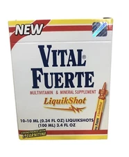 Vital Fuerte LiquikShot Multivitamin & Mineral VITAMINAS Y MINERALES 10 X 10 mL