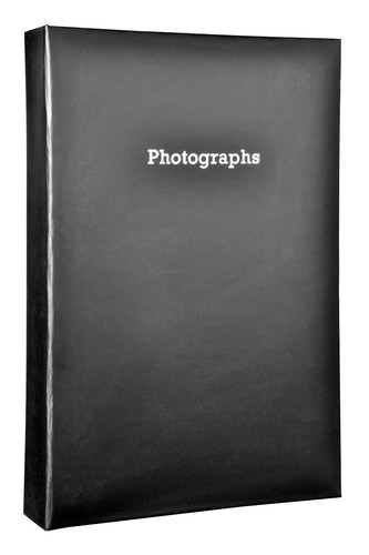 Large Black Memo Slip In Photo Album Holds 300 6 x 4 Photos (10x15cm) - Picture 2 of 5