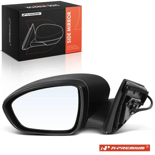 A-Premium Driver Black Power Mirror w/ Heated for Nissan Sentra 2020-2021 2.0L