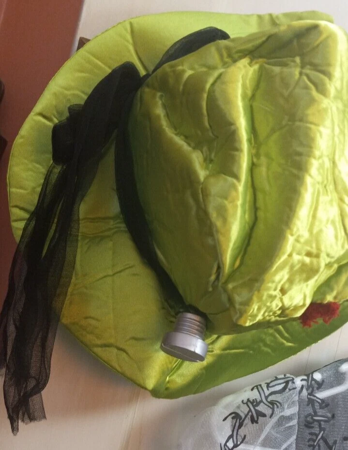 NIÑAS MONSTRUO NOVIA BRIDEZILLA GÓTICO HALLOWEEN DISFRAZ SOMBRERO VESTIDO 10-12 DG2801G Foto 2 de 3