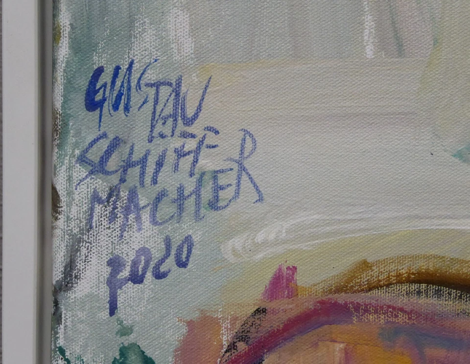 Gustav SCHIFFMACHER 50x70cm "Improvisation Liebe II" Portrait Originalbrief! - Bild 4 von 4