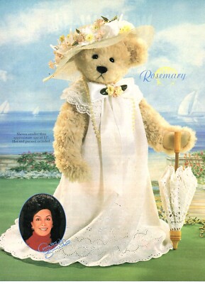 1998 Annette Funicello ROSEMARY Teddy Bear Doll Hobby PRINT AD