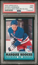 2020-21 Upper Deck OPC Update Alexis Lafreniere Marquee Rookies Retro Black #650