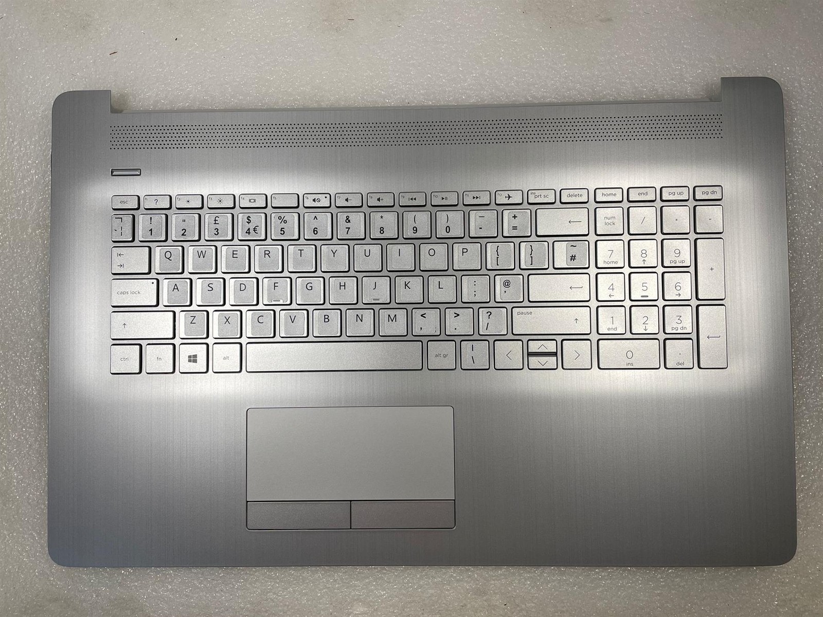 HP 17-BY 17-CA L92786-031 M00404-031 UK English Keyboard Palmrest + Sticker NEW