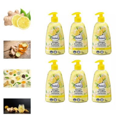 6 x 500ml | Balea Flüssigseife Ginger & Lemon