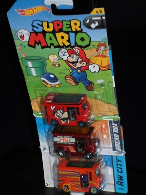 Hot Wheels Super Mario Bread Box + 2    Karton-Send.Nr.  Hermes oder Post *