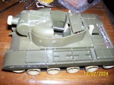 Vintage 60's Remco Light Bulldog Tank for Parts