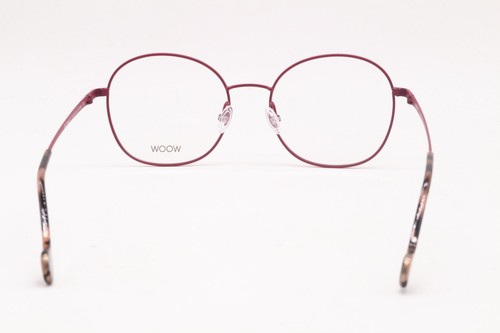 NEW WOOW OPTICAL GET SOME 2 COL 9298 MATTE BURGUNDY AUTHENTIC EYEGLASSES 53-19 - Picture 4 of 4