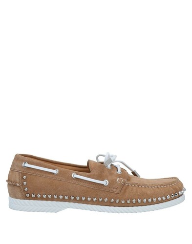 100% AUTH NEW MEN CHRISTIAN LOUBOUTIN STECKEL BEIGE BOAT SPIKE SHOE EU 43/US 10 - Picture 2 of 9