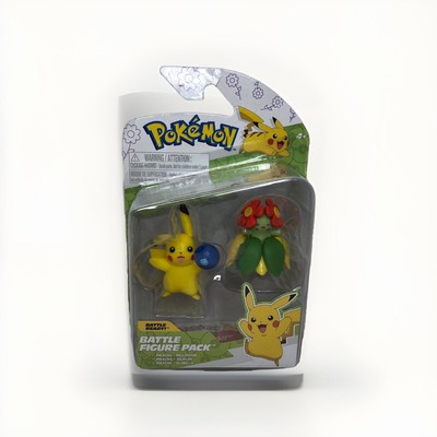 NIB Pokemon Easter 2'' Pikachu and Bellossom Battle Action Figure 2 pk Toy