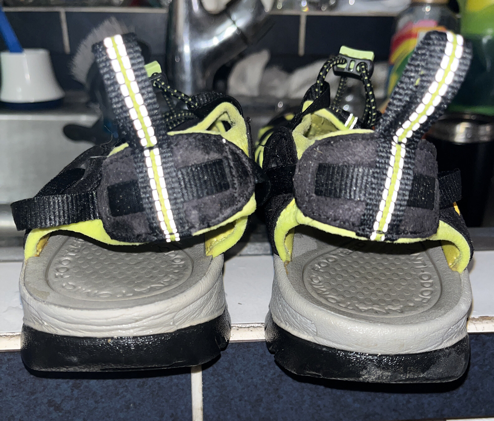 Sandali Impermeabili KEEN NERI VERDE LIME 9 5 Donna Antiodore Plantare Anatomico