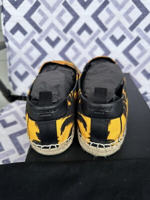 $475 YSL YVES SAINT LAURENT PALM TREE ESPADRILLE FLAT SHOES Sz 41 Us 8 $475 YSL YVES SAINT LAURENT PALM TREE ESPADRILLE FLAT SHOES  main image 4