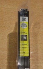 GENUINE EPSON 34XL Yellow T3474 ORIGINAL vacuum sealed GOLF BALL ink cartridge