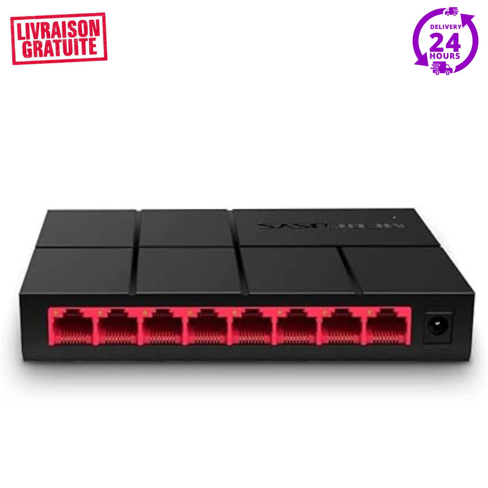 Switch Ethernet Gigabit Mercusys 8 ports RJ45 10/100/1000 Mbps compact MS108G