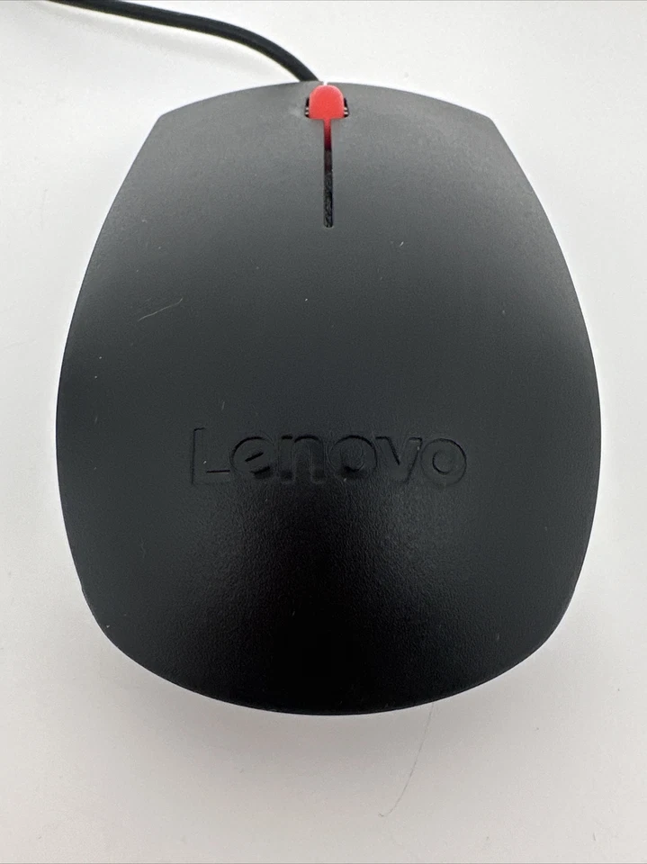Lenovo MOJUUO Black Wired USB Scroll Wheel Optical Standard Mouse…47 - Image 4 of 4