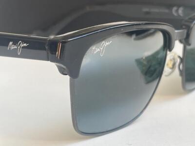 New Maui Jim Kawika Polarized Sunglasses 257-17C Black/Gray Mirror