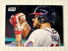 2021 Topps Stadium Club Chrome # 363 Huascar Ynoa Rookie ⚾️ Refractor RC ~Braves