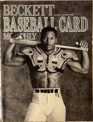 June 1990 Beckett Baseball Card Monthly Magazine Issue #63 Bo