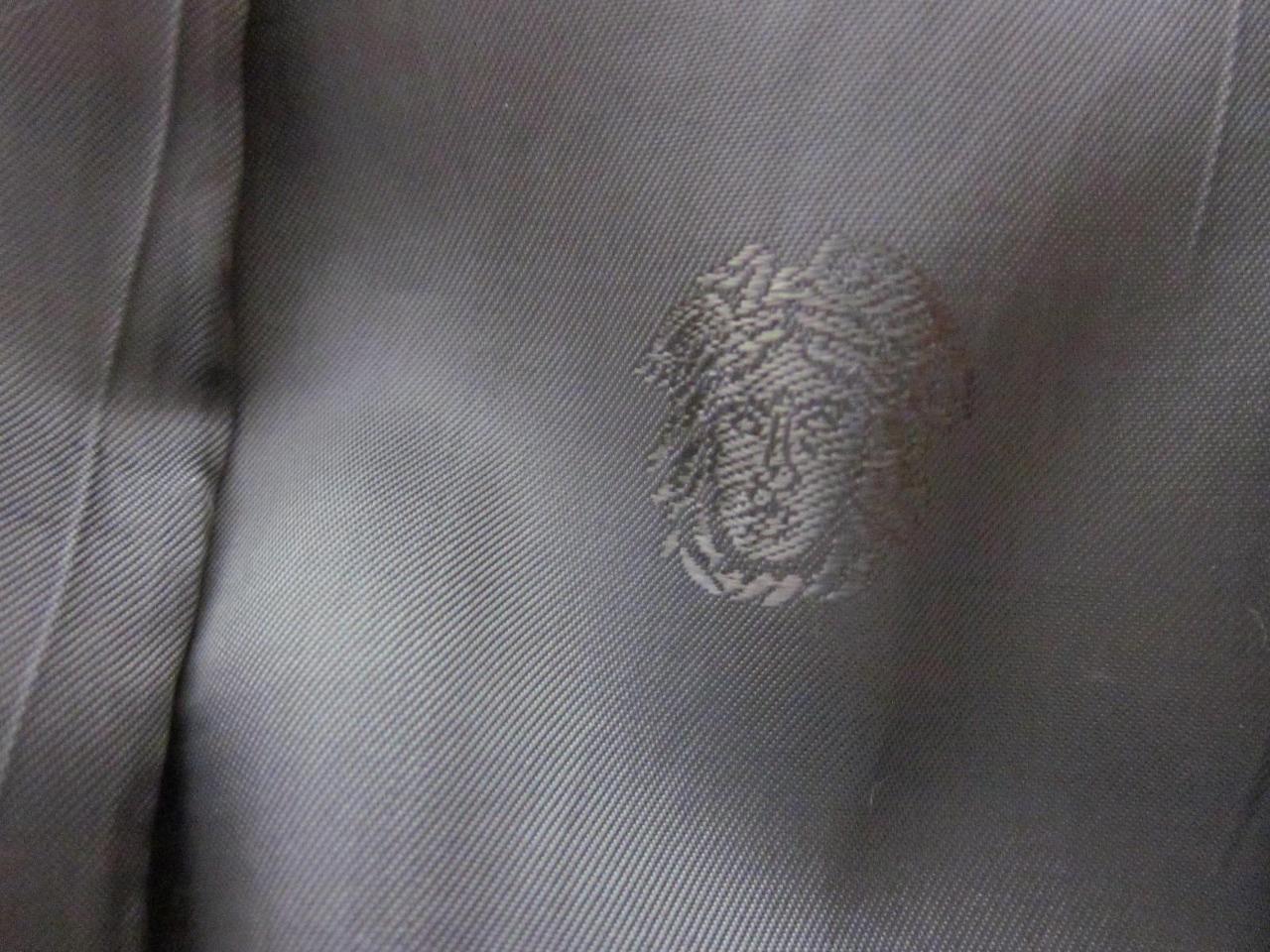 Gianni Versace Collection Gray 2 Button Dress Bla… - image 10