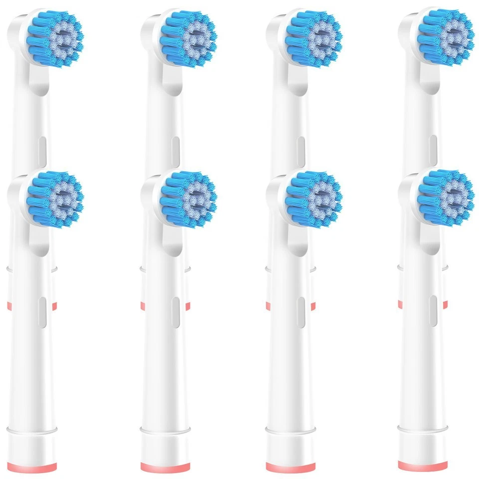 8 Testine Compatibili Per Spazzolino Elettrico Testina Oral-b Sensitive Clean