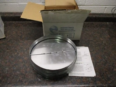 FANTECH RSK 10 411116 10" BACKDRAFT DAMPER 201399 NEW FREE SHIPPING