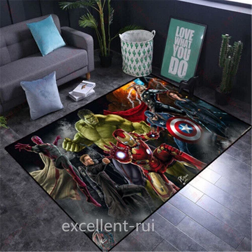 Alfombra 3D Marvel Avengers Spider Man Alfombra Puerta Alfombra Suelo Silla Alfombra-- - Imagen 38 de 47