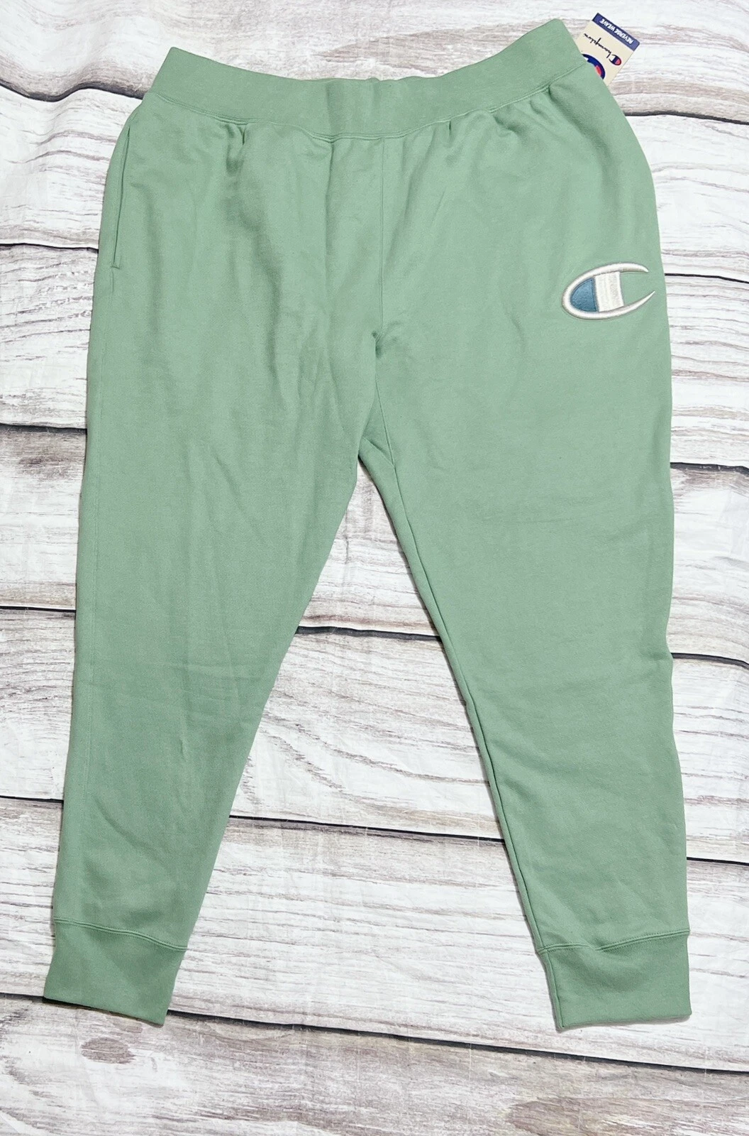 Champion Man SZ 3XLarge Reverse Weave Jogger Green NWT (O)