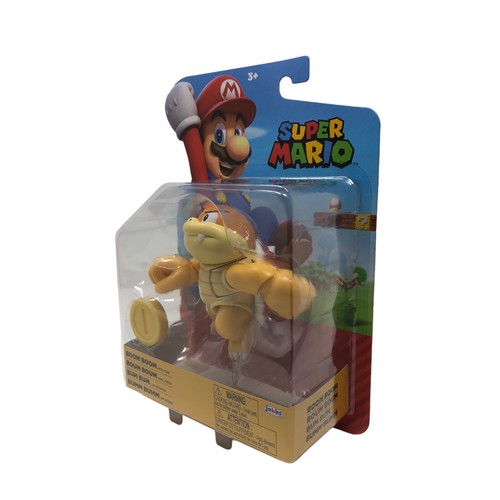 Super Mario World of Nintendo BOOM BOOM WITH COIN 4” Figure Jakks Pacific NEW - Picture 4 of 4