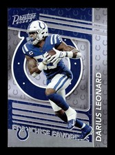 Darius Leonard 2022 Panini Prestige Football #FF-13 Franchise Favorites Colts