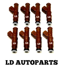 8 Genuine Bosch 0280155831 30 LB 4 Hole Upgrade Injector Chevy, Dodge & Ford 