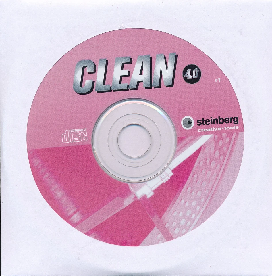 STEINBERG CLEAN v4.0 - Audio Cleaning CD VINYL NEW PC CD-ROM (Disc in Sleeve) - Image 2 of 2