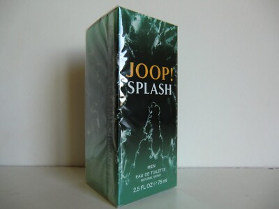 JOOP! Splash Men EDT Nat Spray 75ml - 2.5 Oz BNIB Retail Sealed OVP