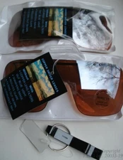 NEW CLIP ON HIGH CONTRAST DRIVING LENS SUNGLASSES 2 PAIRS+BONUS KEYCHAIN-$25+VAL