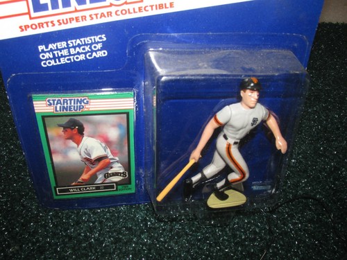 Starting Lineup 1989 Will Clark MLB San Francisco Giants (pezzo raro) - Foto 4 di 6