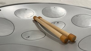 Jumbie Jam Steel Drum Kit - Silver Pan with Stand