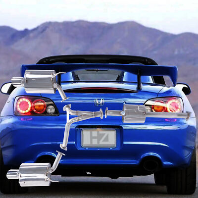 Catback Exhaust System For Honda S2000 F20/22 Dual Stainless Steel Tips AP1 AP2