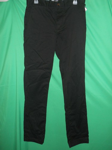 Flannel-Lined Chino Pants Ebony Black 
