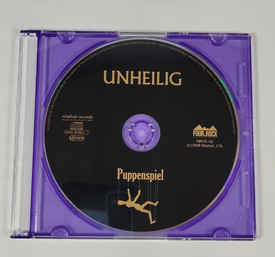 Unheilig Puppenspiel CD Compact Disc Nilaihah Four Rock NR035 CD - Disc ONLY