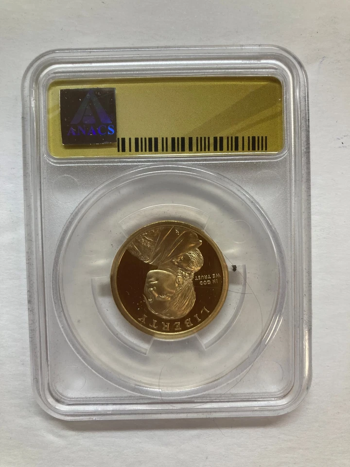 2009S ANACS - PR70 DCAM Native American Dollar First Day of Issue - Image 2 of 2