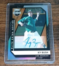2021 Panini Elite Extra Edition Ky Bush Prospect Auto Angels White Sox