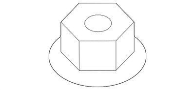 Genuine Volvo Battery Hold Down Nut 985914