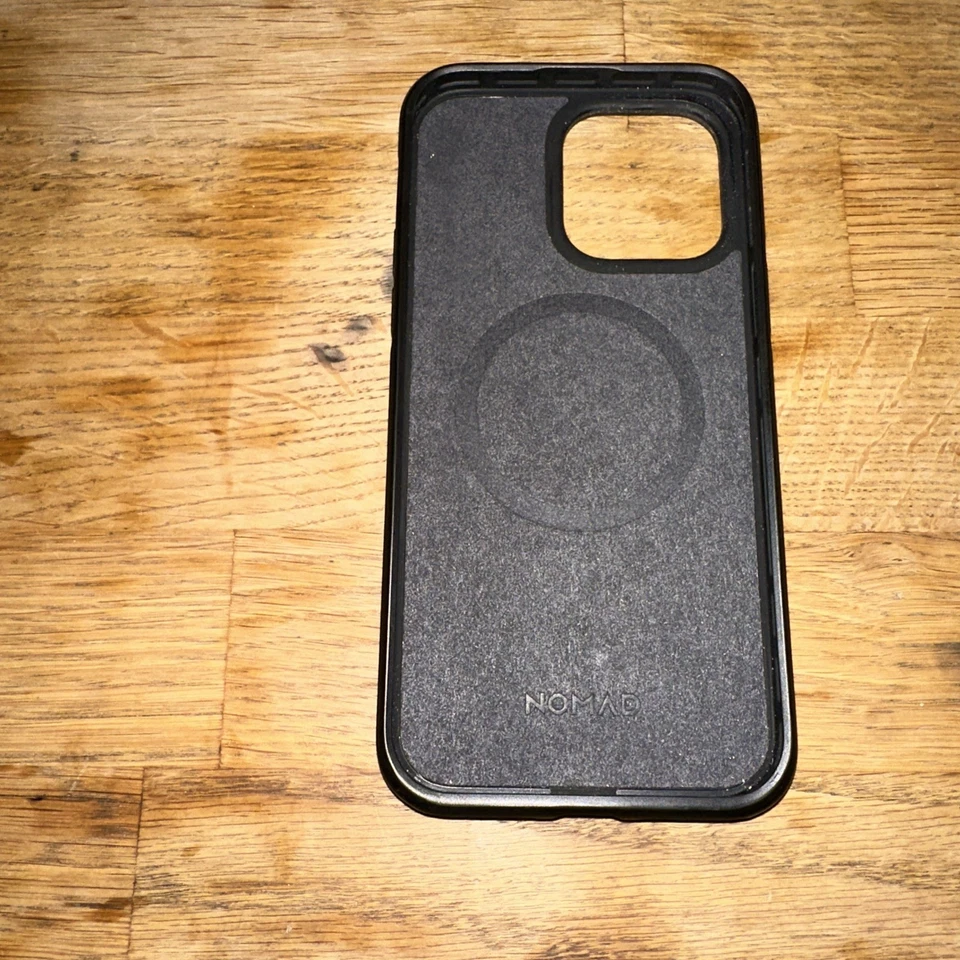 Nomad Moderno Cuero Con Estuche Magsafe para Apple iPhone 14 Pro Max Negro Foto 3 de 4