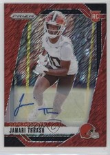 2024 Panini Prizm Rookies Red Shimmer 22/35 Jamari Thrash #340 Auto 1pe9