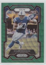 2023 Panini Prizm Green Wave Prizm Kylen Granson #128 k6j
