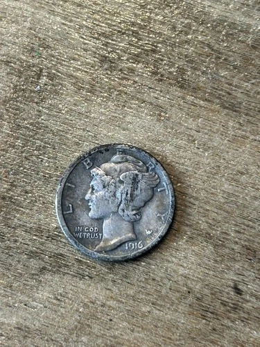 1916 Mercury Dime VF