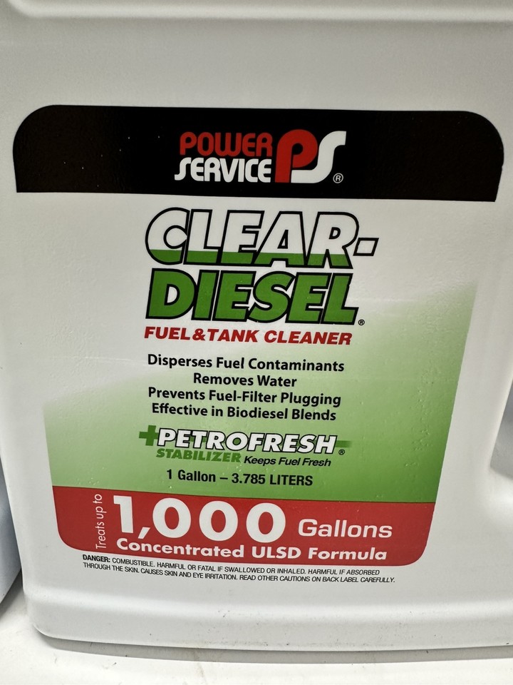 Power Service Deisl Clean Power Service, Clear Diesel Fuel/Tank Cleaner, 1 Gal. bottles, 4-pack ...