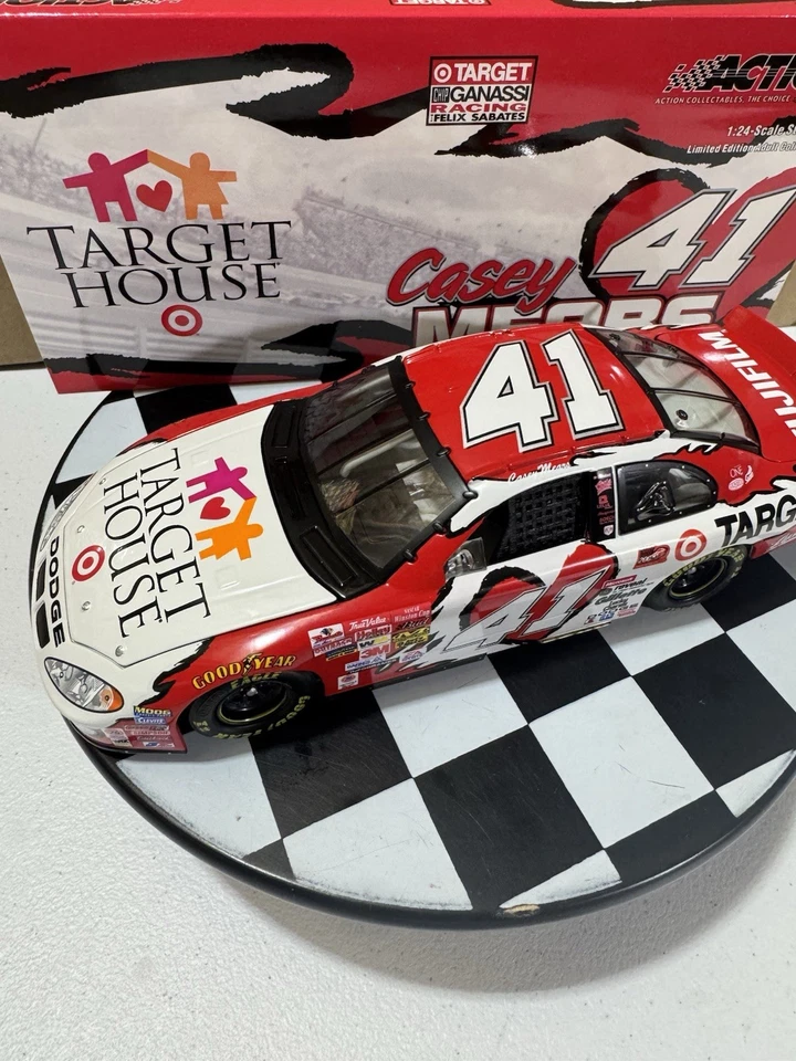 Casey Mears #41 Target - Target House 2003 Novato Año 1/24 NASCAR Diecast Foto 4 de 4
