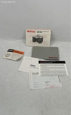 Vintage Pentax ZX-50 35mm SLR Film Camera 35-80mm Lens Kit With
