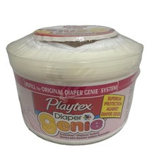 Vintage Playtex Diaper Genie Original Refill Pink 1997-2001 Sealed